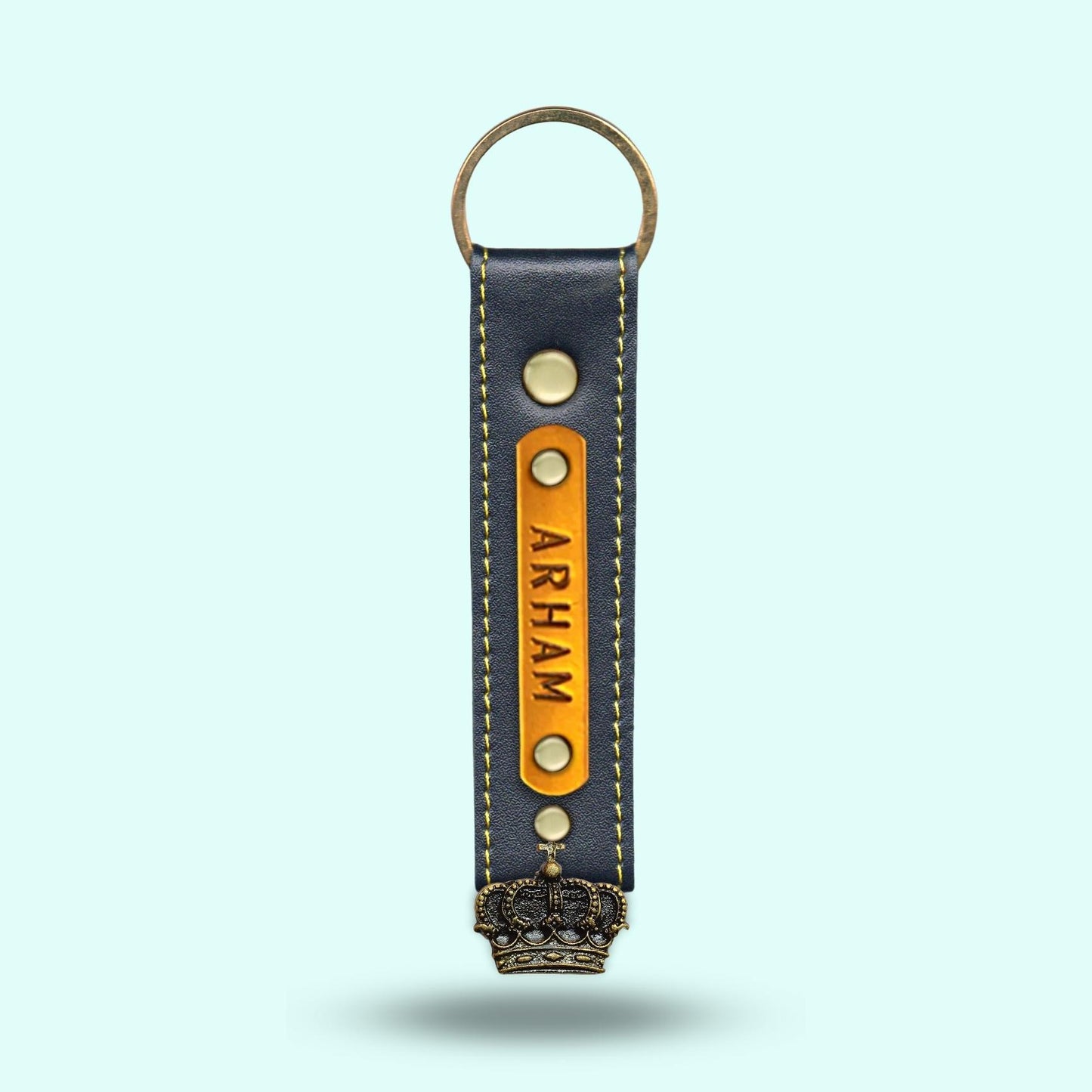 Personalized Premium Keychain - Blue