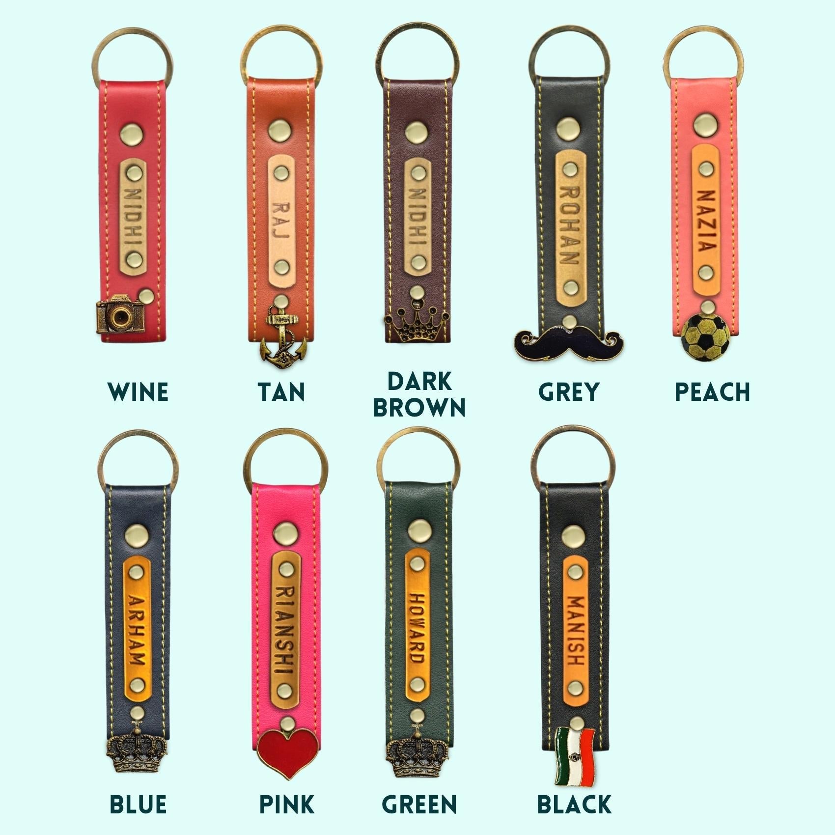 Personalized Premium Keychain - Peach