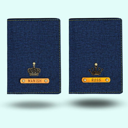 Personalized King & Queen Couples Passport Covers