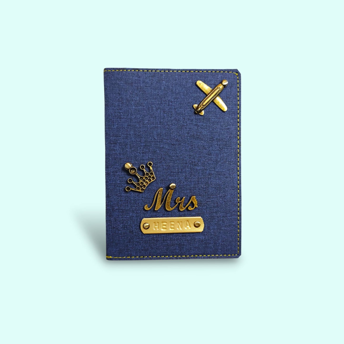 Personalized Classic Mr & Mrs Couple Passport Covers