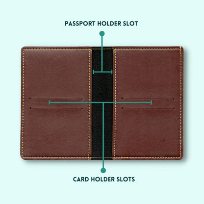 Personalized Advocate Passport Cover - Dark Brown