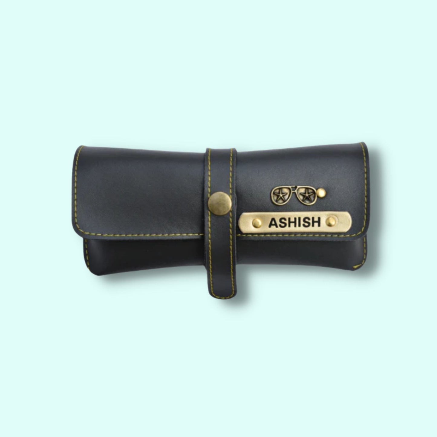 Personalized Eyewear Case - Custom Name Tag with Charm