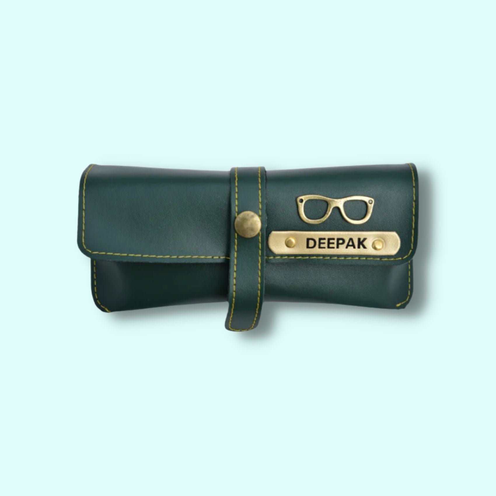 Personalized Eyewear Case - Custom Name Tag with Charm