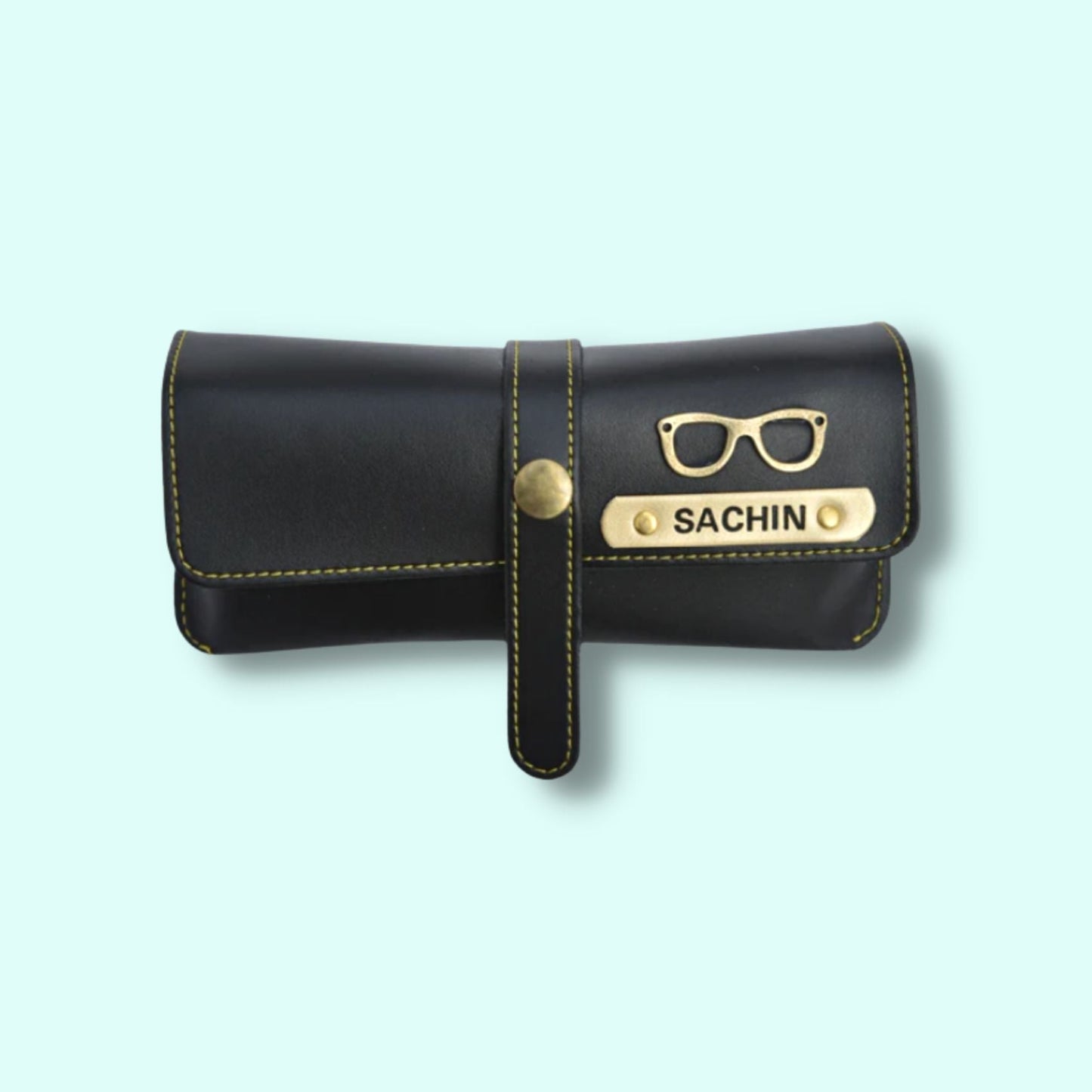 Personalized Eyewear Case - Custom Name Tag with Charm