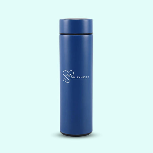Personalized Temperature Water Bottle - Heart Doctor