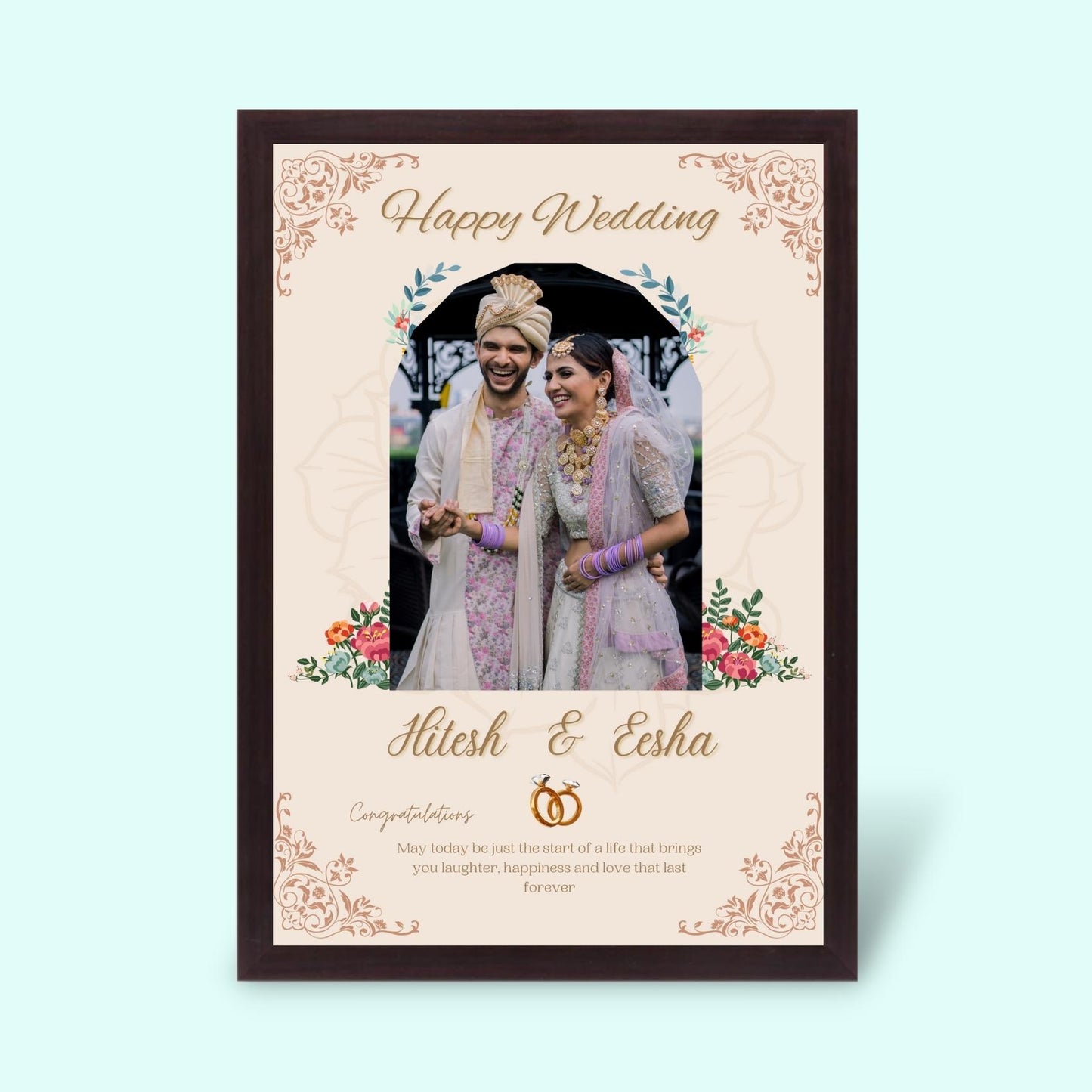 Personalized Weeding Frame - Best Gift