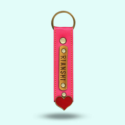 Personalized Premium Keychain - Pink