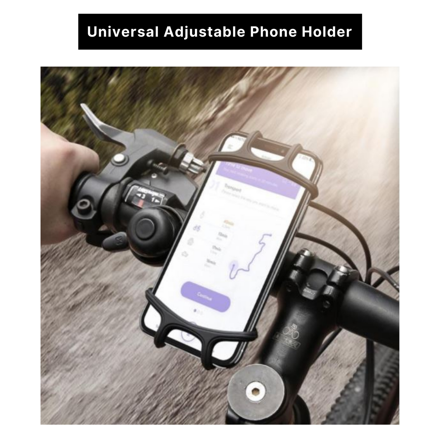 Universal Silicone Adjustable Cycle Phone Holder